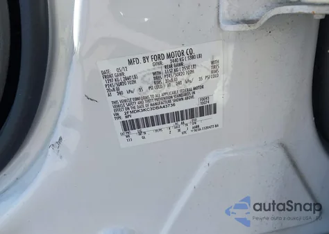 2013 Ford Edge Limited из США, поврежденный, VIN 2FMDK3KC3DBA43736